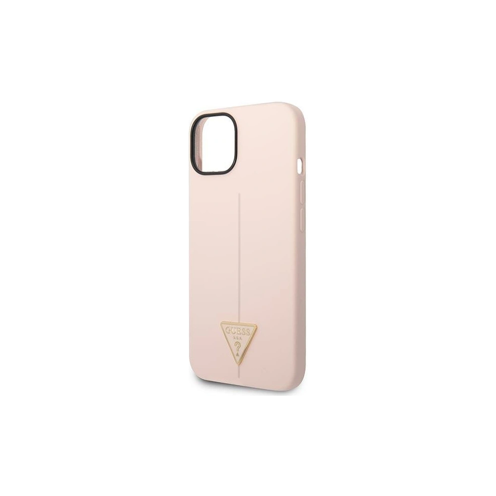 Hurtownia GSM - Etui Guess GUHCP14SSLTGP Apple iPhone 14 rózsaszín/pink keménytok Szilikon Háromszög - GUE2024 - {ean13} - Hurt