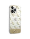 Hurtownia GSM - Case Guess GUHCP14XHG4MHG Apple iPhone 14 Pro Max gold/hartschale 4G Muster Schrift - GUE2026 - {ean13} - Hurt