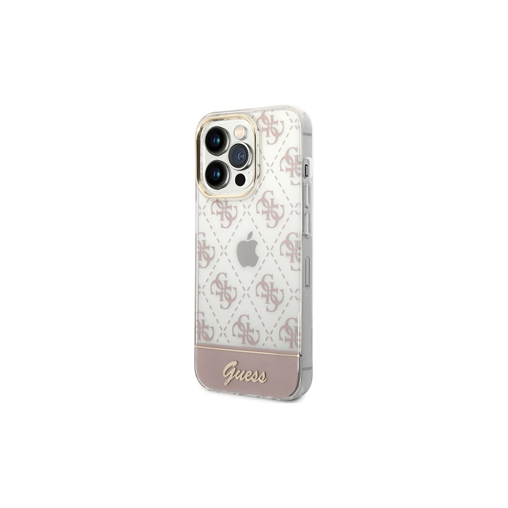 Hurtownia GSM - Etui Guess GUHCP14XHG4MHP Apple iPhone 14 Pro Max rózsaszín/pink hardcase 4G Pattern Script - GUE2027 - {ean13} - Hurt