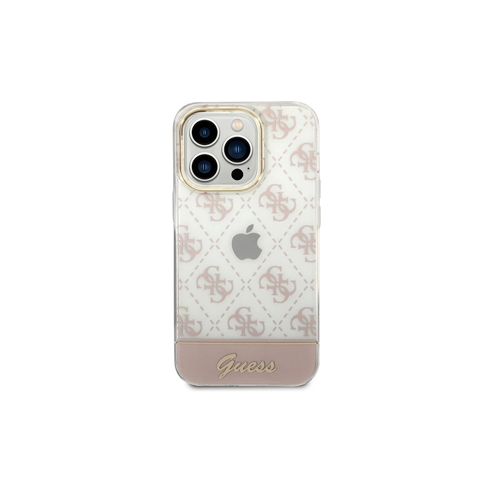 Hurtownia GSM - Case Guess GUHCP14XHG4MHP Apple iPhone 14 Pro Max rosa/pink hardcase 4G Pattern Script - GUE2027 - {ean13} - Hurt