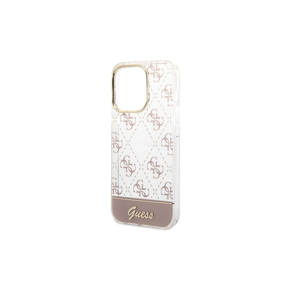 Hurtownia GSM - Case Guess GUHCP14XHG4MHP Apple iPhone 14 Pro Max rosa/pink hardcase 4G Pattern Script - GUE2027 - {ean13} - Hurt
