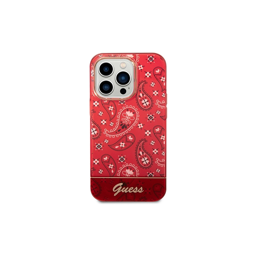 Hurtownia GSM - Etui Guess GUHCP14XHGBNHR Apple iPhone 14 Pro Max piros/red hardcase Bandana Paisley - GUE2028 - {ean13} - Hurt