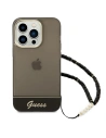 Hurtownia GSM - Etui Guess GUHCP14XHGCOHK Apple iPhone 14 Pro Max fekete/black hardcase Átlátszó gyöngy szíj - GUE2029 - {ean13} - Hurt