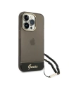 Hurtownia GSM - Etui Guess GUHCP14XHGCOHK Apple iPhone 14 Pro Max fekete/black hardcase Átlátszó gyöngy szíj - GUE2029 - {ean13} - Hurt