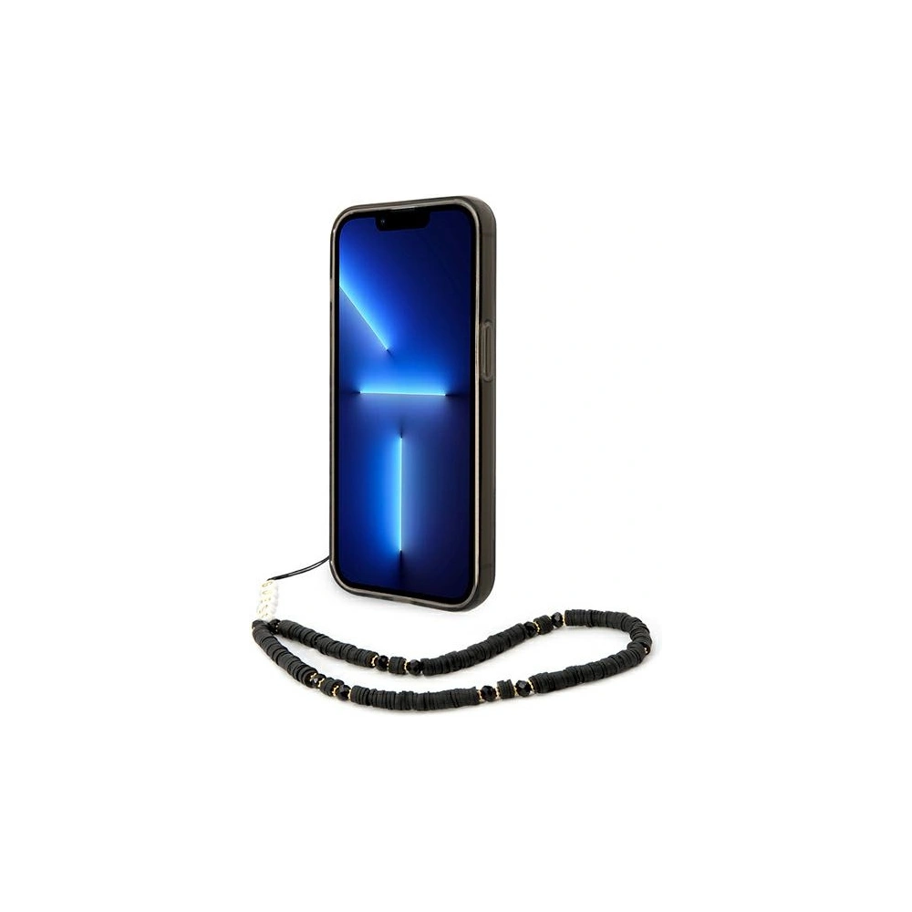 Hurtownia GSM - Etui Guess GUHCP14XHGCOHK Apple iPhone 14 Pro Max fekete/black hardcase Átlátszó gyöngy szíj - GUE2029 - {ean13} - Hurt