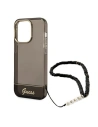 Hurtownia GSM - Etui Guess GUHCP14XHGCOHK Apple iPhone 14 Pro Max fekete/black hardcase Átlátszó gyöngy szíj - GUE2029 - {ean13} - Hurt