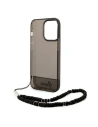Hurtownia GSM - Etui Guess GUHCP14XHGCOHK Apple iPhone 14 Pro Max fekete/black hardcase Átlátszó gyöngy szíj - GUE2029 - {ean13} - Hurt