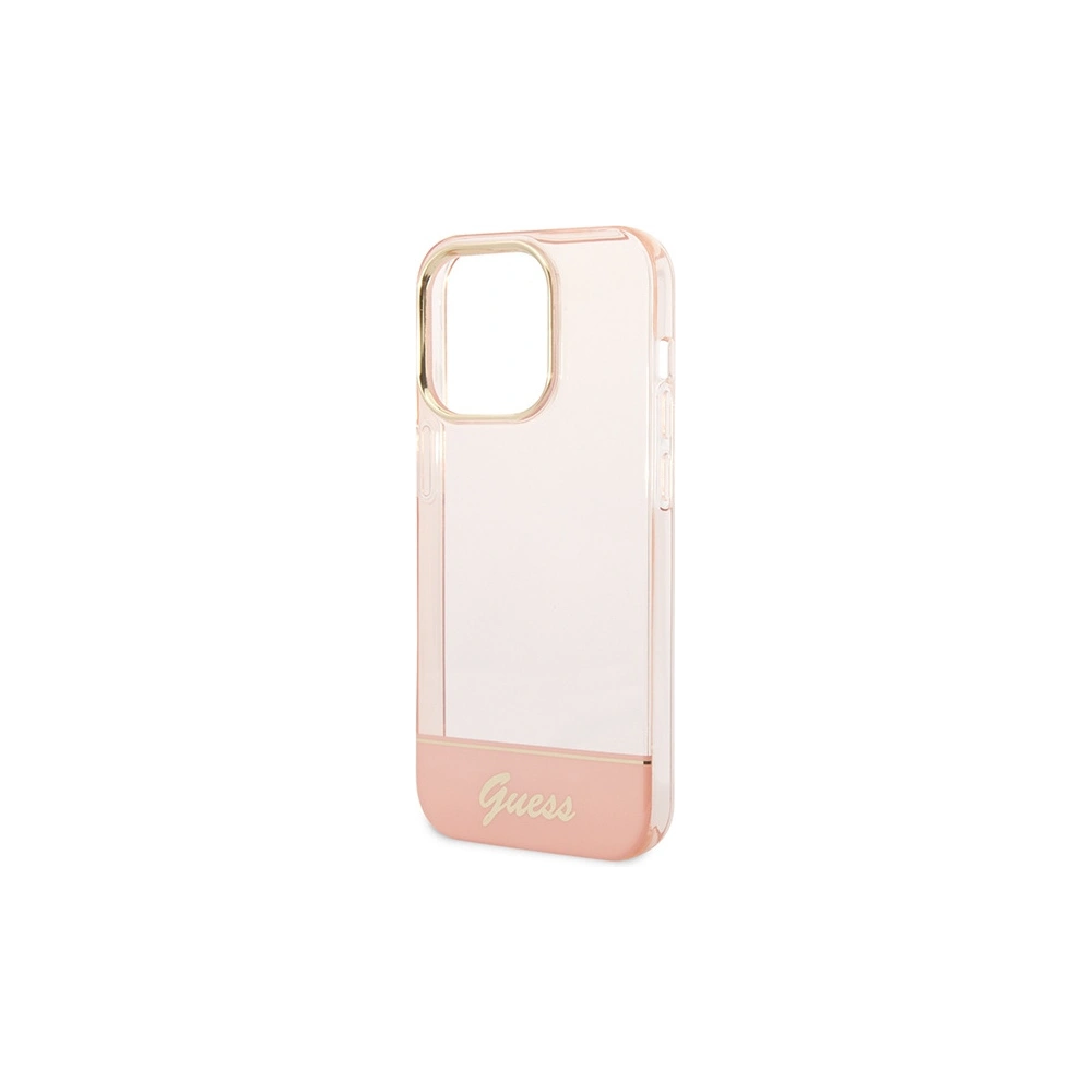 Hurtownia GSM - Etui Guess GUHCP14XHGCOP Apple iPhone 14 Pro Max rózsaszín/pink kemény tok Átlátszó - GUE2033 - {ean13} - Hurt