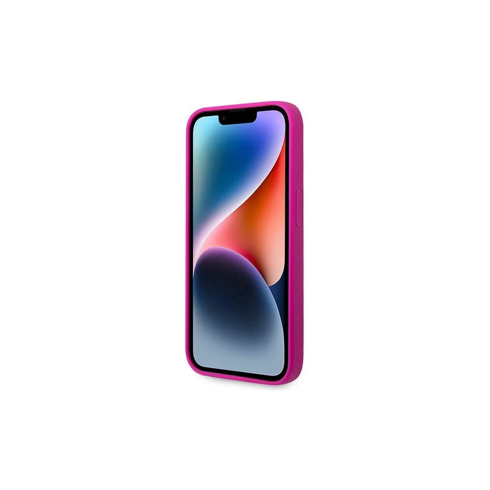 Hurtownia GSM - Etui Guess GUHCP14XSLSMF Apple iPhone 14 Pro Max fukszi/fuchsiaszínű kemény tok Szilikon Vintage Arany Logó - GUE2037 - {ean13} - Hurt