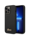 Etui Guess GUHCP14XSLSMK Apple iPhone 14 Pro Max negru/black hard case Silicon Vintage Gold Logo