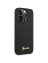 Hurtownia GSM - Case Guess GUHCP14XSLSMK Apple iPhone 14 Pro Max schwarz/black Hardcase Silikon Vintage Gold Logo - GUE2038 - {ean13} - Hurt