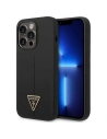 Case Guess GUHCP14XSLTGK Apple iPhone 14 Pro Max schwarz/black Hardcase Silikon Triangle