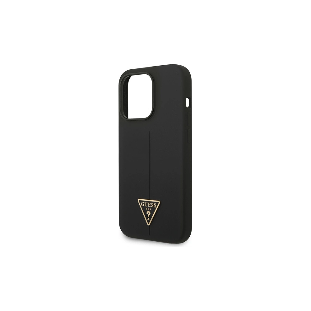 Hurtownia GSM - Etui Guess GUHCP14XSLTGK Apple iPhone 14 Pro Max negru/black hardcase Silicone Triangle - GUE2040 - {ean13} - Hurt