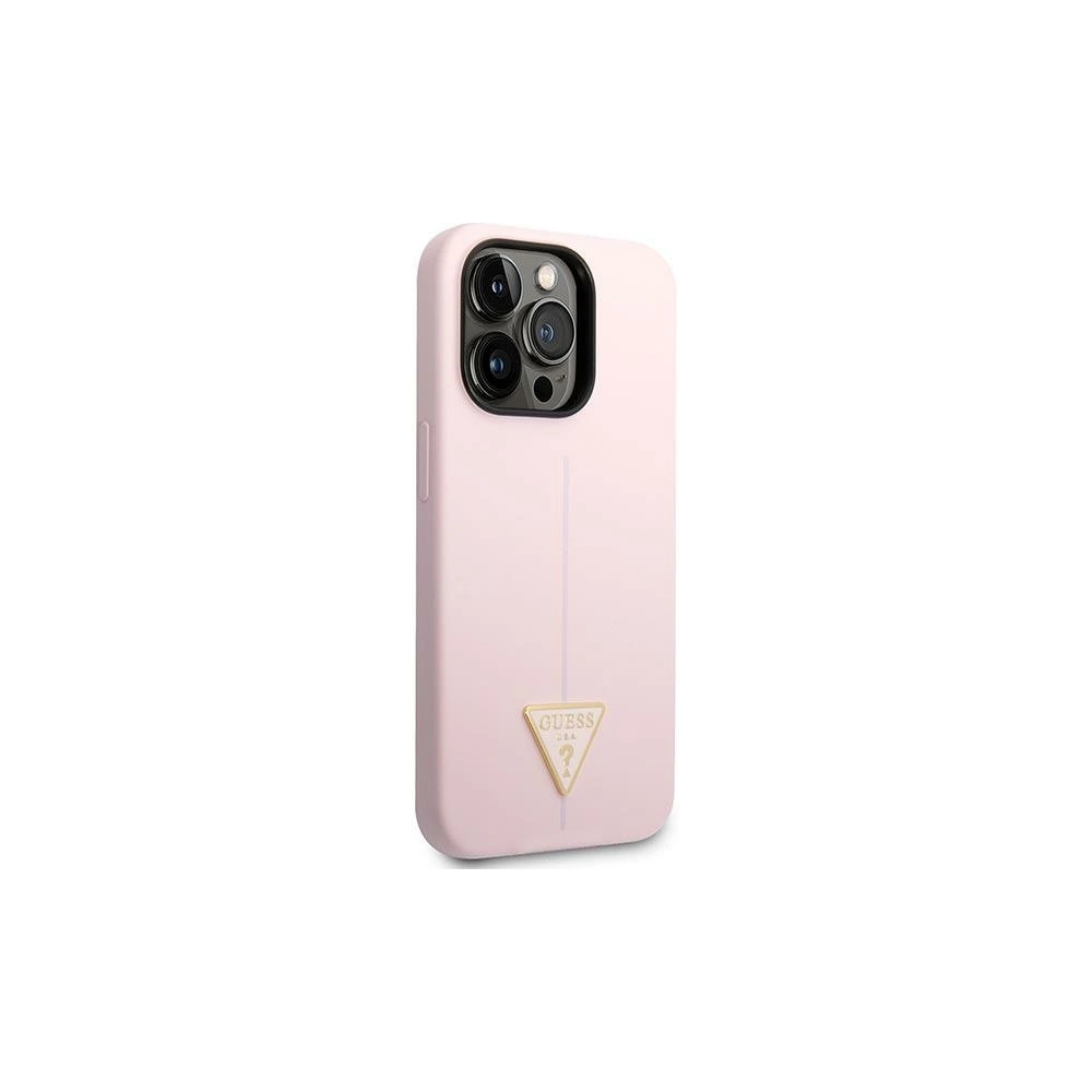 Hurtownia GSM - Etui Guess GUHCP14XSLTGU Apple iPhone 14 Pro Max fialové/purple hardcase Silicone Triangle - GUE2042 - {ean13} - Hurt