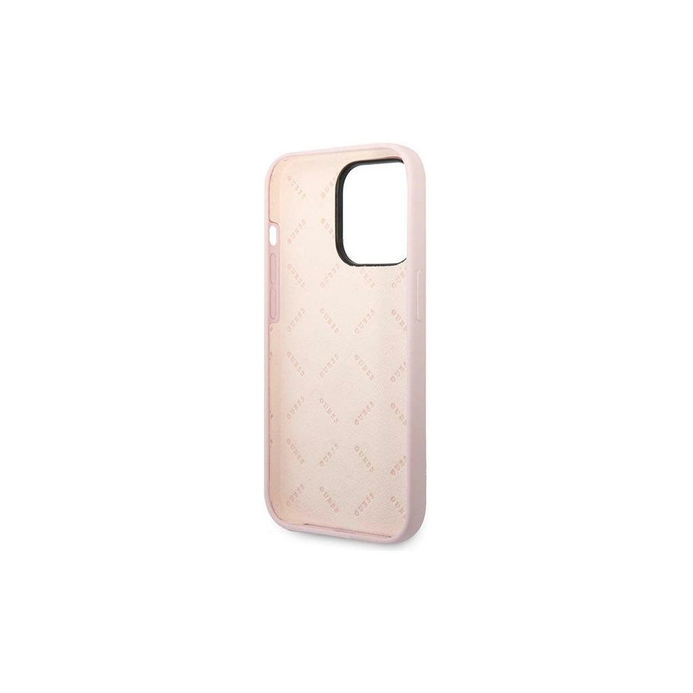 Hurtownia GSM - Etui Guess GUHCP14XSLTGU Apple iPhone 14 Pro Max fialové/purple hardcase Silicone Triangle - GUE2042 - {ean13} - Hurt