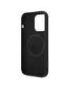 Hurtownia GSM - Etui Guess GUHMP14LSBPLK Apple iPhone 14 Pro negru/black hard case Silicone Logo Plate MagSafe - GUE2043 - {ean13} - Hurt