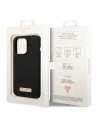 Hurtownia GSM - Etui Guess GUHMP14LSBPLK Apple iPhone 14 Pro negru/black hard case Silicone Logo Plate MagSafe - GUE2043 - {ean13} - Hurt