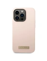 Hurtownia GSM - Etui Guess GUHMP14LSBPLP Apple iPhone 14 Pro roz/roz hard case Silicone Logo Plate MagSafe - GUE2044 - {ean13} - Hurt