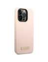 Hurtownia GSM - Etui Guess GUHMP14LSBPLP Apple iPhone 14 Pro roz/roz hard case Silicone Logo Plate MagSafe - GUE2044 - {ean13} - Hurt