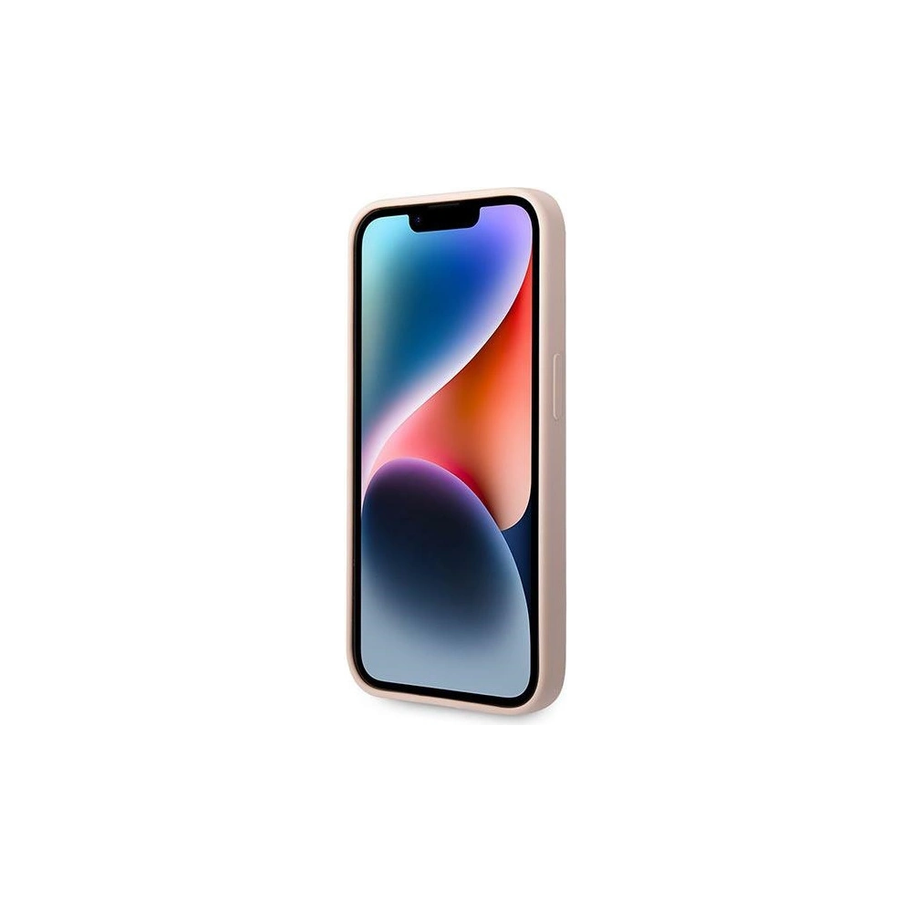 Hurtownia GSM - Case Guess GUHMP14LSBPLP Apple iPhone 14 Pro rosa/pink Hartschale Silikon Logo Platte MagSafe - GUE2044 - {ean13} - Hurt