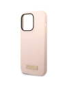Hurtownia GSM - Etui Guess GUHMP14LSBPLP Apple iPhone 14 Pro roz/roz hard case Silicone Logo Plate MagSafe - GUE2044 - {ean13} - Hurt