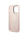 Hurtownia GSM - Etui Guess GUHMP14LSBPLP Apple iPhone 14 Pro roz/roz hard case Silicone Logo Plate MagSafe - GUE2044 - {ean13} - Hurt