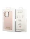 Hurtownia GSM - Case Guess GUHMP14LSBPLP Apple iPhone 14 Pro rosa/pink Hartschale Silikon Logo Platte MagSafe - GUE2044 - {ean13} - Hurt