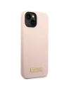 Hurtownia GSM - Etui Guess GUHMP14MSBPLP Apple iPhone 14 Plus / 15 Plus roz/roz hard case Silicone Logo Plate MagSafe - GUE2046 - {ean13} - Hurt