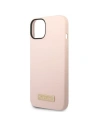 Hurtownia GSM - Etui Guess GUHMP14MSBPLP Apple iPhone 14 Plus / 15 Plus roz/roz hard case Silicone Logo Plate MagSafe - GUE2046 - {ean13} - Hurt