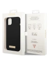 Hurtownia GSM - Etui Guess GUHMP14SSBPLK Apple iPhone 14 czarny/black hard case Silicone Logo Plate MagSafe - GUE2047 - {ean13} - Hurt