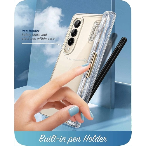 Etui Supcase Cosmo Pen Samsung Galaxy Z Fold 4 Clear