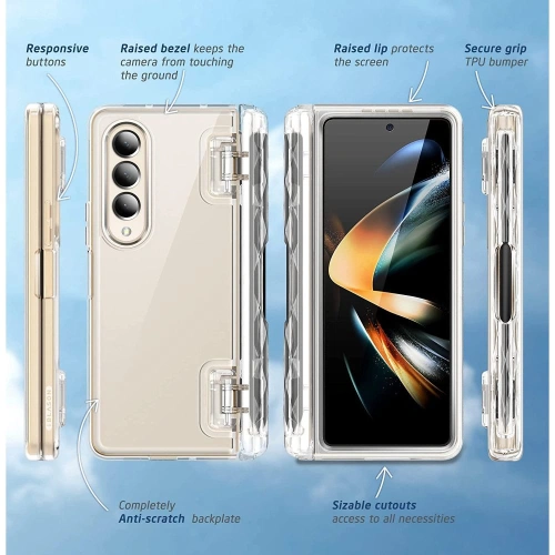 Etui Supcase Cosmo Pen Samsung Galaxy Z Fold 4 Clear