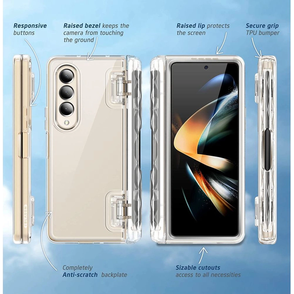 Wholesale Supcase Cosmo Pen Samsung Galaxy Z Fold 4 Clear - SPC295 - {ean13} - Hurt