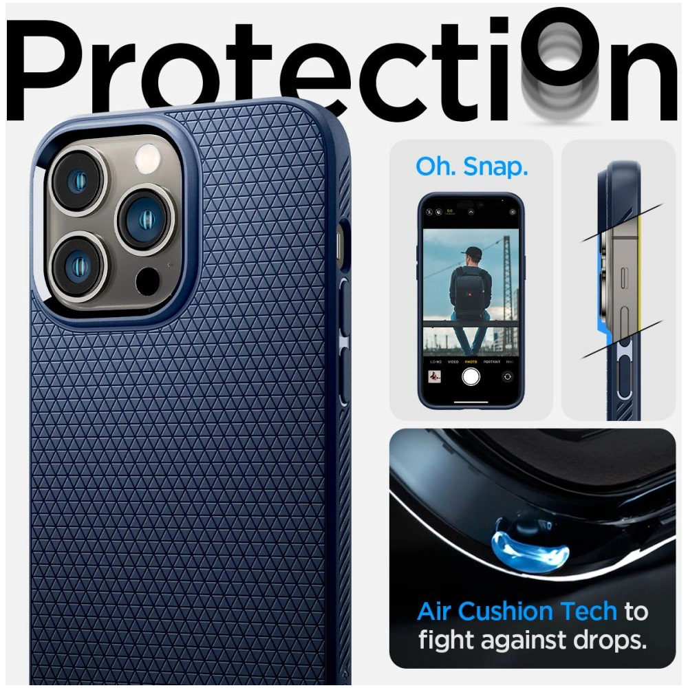 Hurtownia GSM - Etui Spigen Liquid Air Apple iPhone 14 Pro Max Tengerészkék - SPN2504 - {ean13} - Hurt