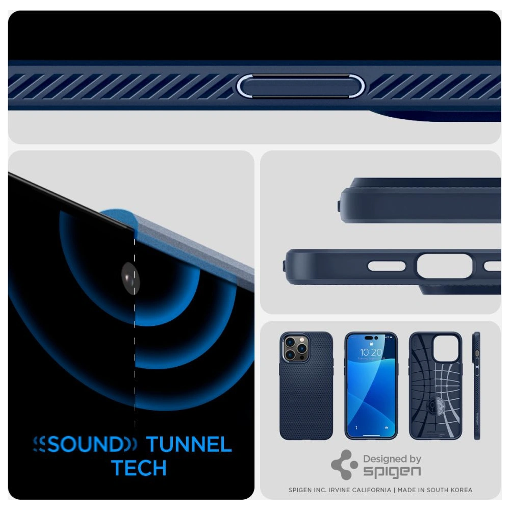 Hurtownia GSM - Etui Spigen Liquid Air Apple iPhone 14 Pro Max Tengerészkék - SPN2504 - {ean13} - Hurt