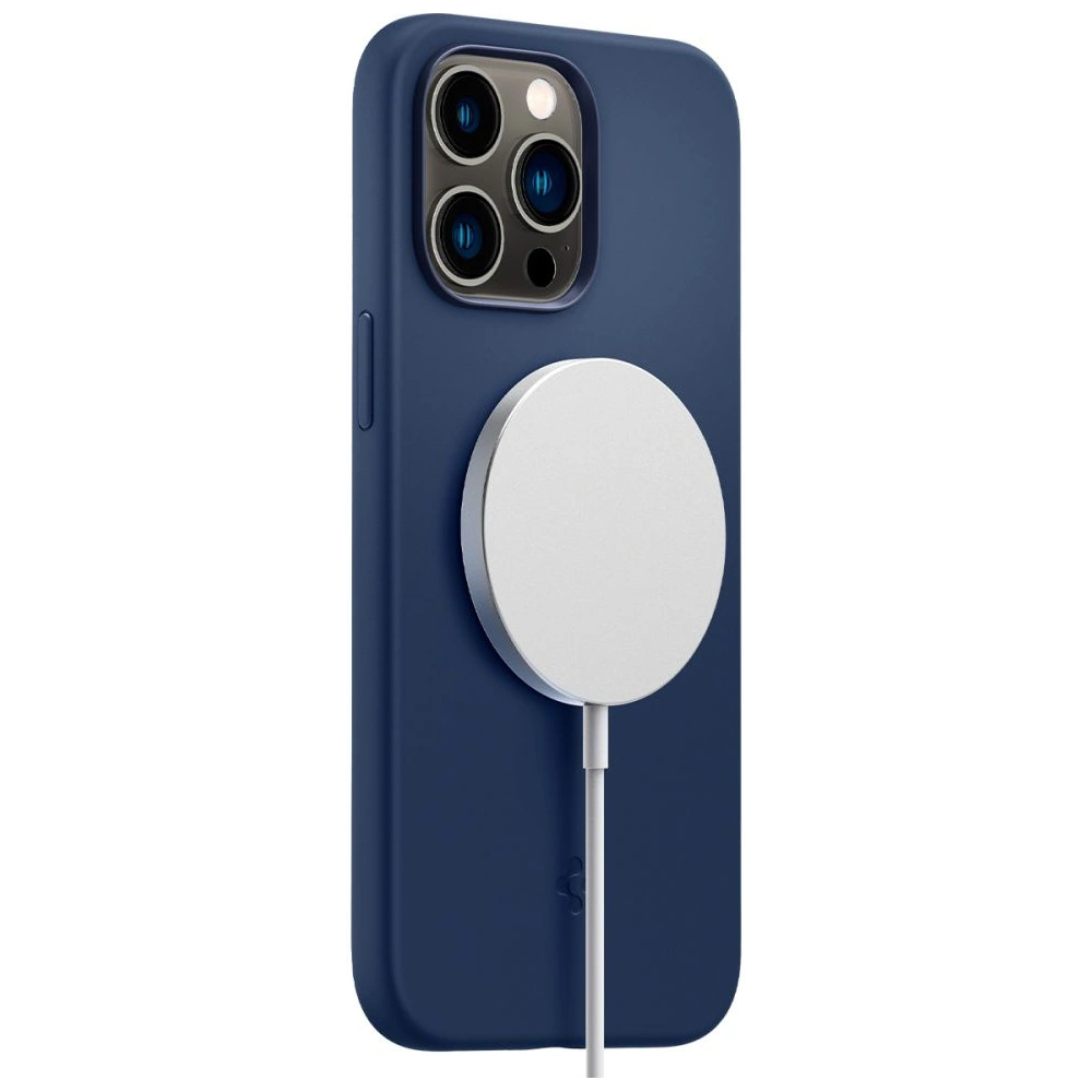 Hurtownia GSM - Etui Spigen Silicone Fit Mag MagSafe Apple iPhone 14 Pro Tengerészkék - SPN2508 - {ean13} - Hurt