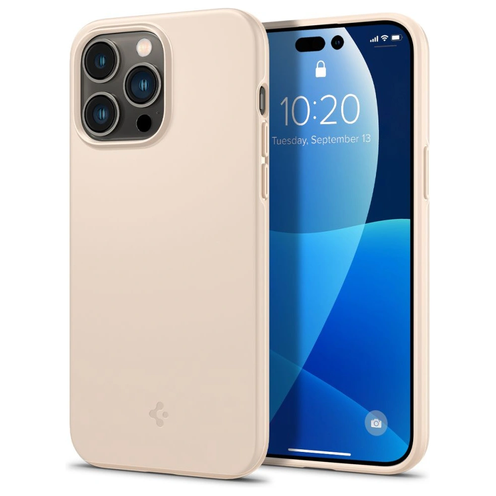 Hurtownia GSM - Etui Spigen Thin Fit Apple iPhone 14 Pro Písečný béžový - SPN2512 - {ean13} - Hurt