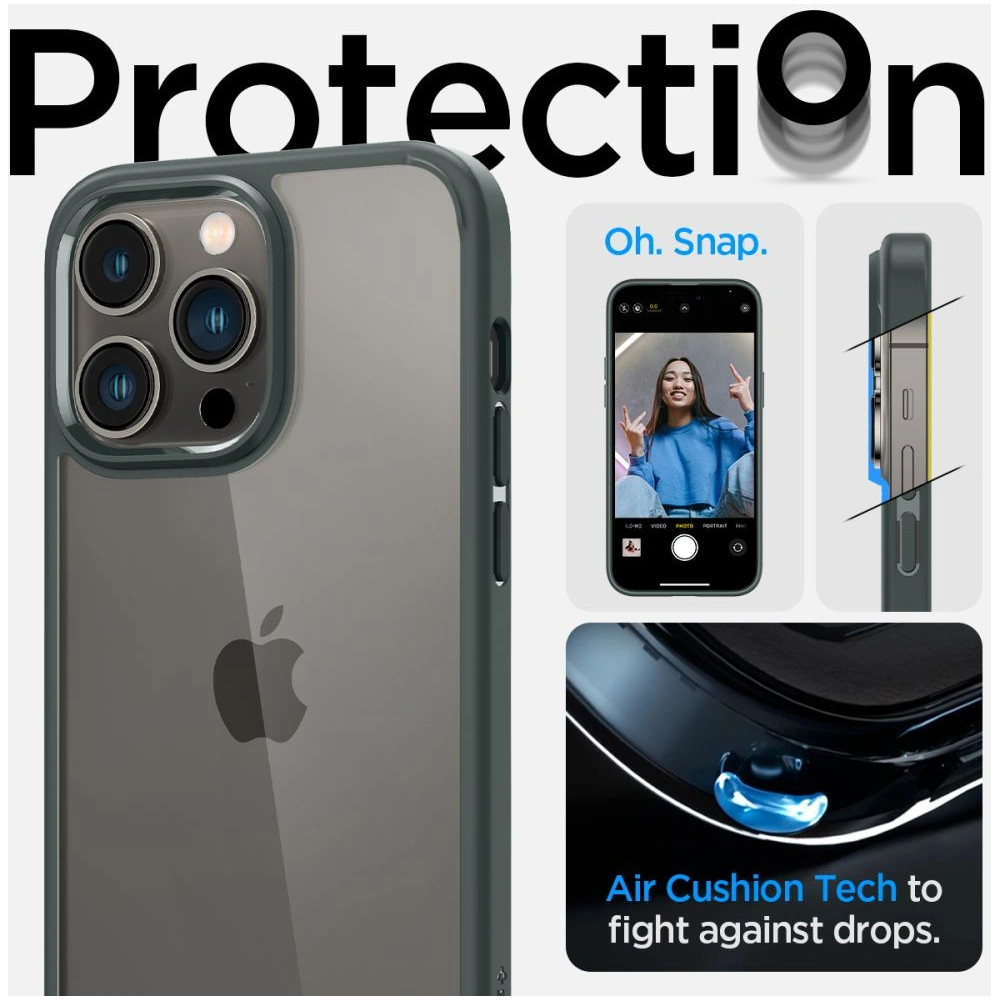 Hurtownia GSM - Case Spigen Ultra Hybrid Apple iPhone 14 Pro Abyss Green - SPN2513 - {ean13} - Hurt