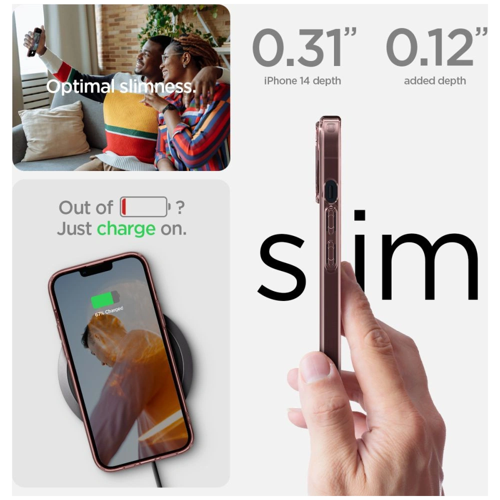 Hurtownia GSM - Etui Spigen Ultra Hybrid Apple iPhone 14 Rózsakvarc - SPN2514 - {ean13} - Hurt