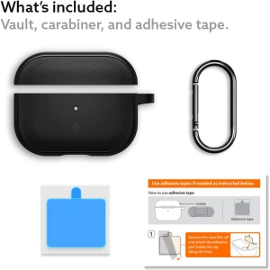 Hurtownia GSM - Etui Caseology Vault Apple AirPods Pro 1 Matná černá - CSL082 - {ean13} - Hurt