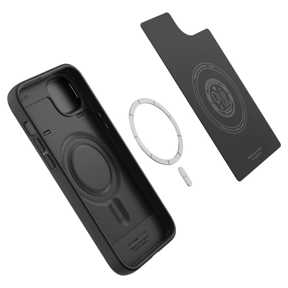 Hurtownia GSM - Case Spigen Optik Armor Mag MagSafe Apple iPhone 14 Plus / 15 Plus Schwarz - SPN2520 - {ean13} - Hurt