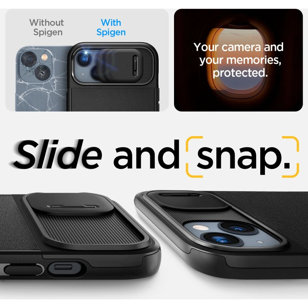 Wholesale Spigen Optik Armor Mag MagSafe Apple iPhone 14 Plus / 15 Plus Black - SPN2520 - {ean13} - Hurt