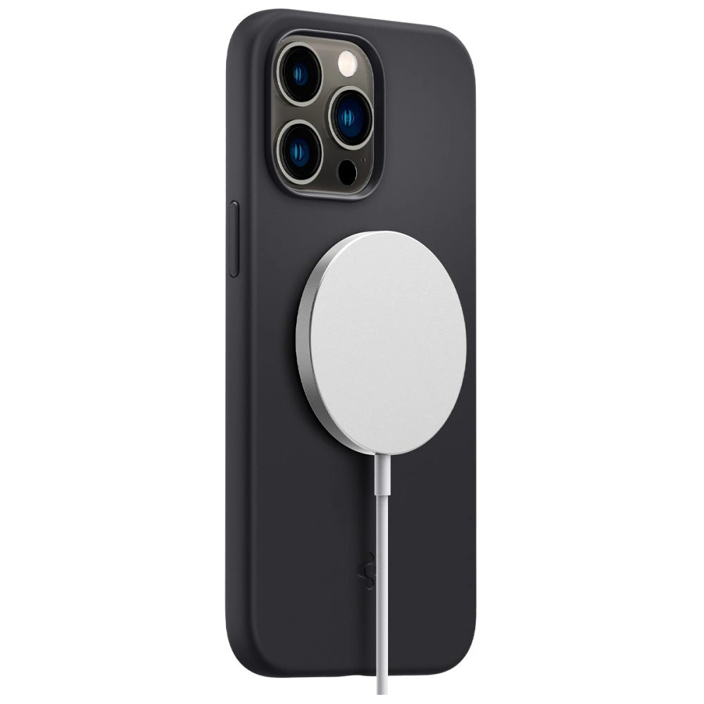 Hurtownia GSM - Etui Spigen Silicone Fit Mag Magsafe Apple iPhone 14 Pro Černé - SPN2521 - {ean13} - Hurt