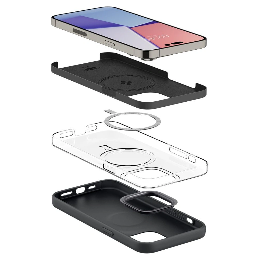 Hurtownia GSM - Etui Spigen Silicone Fit Mag Magsafe Apple iPhone 14 Pro Černé - SPN2521 - {ean13} - Hurt