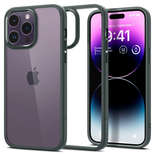 Hurtownia Spigen - 8809811863529 - SPN2522 - Etui Spigen Ultra Hybrid Apple iPhone 14 Pro Max Abyss Green - B2B homescreen