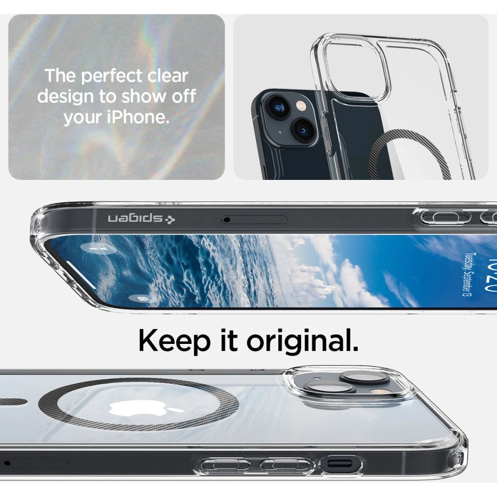 Hurtownia GSM - Case Spigen Ultra Hybrid Mag MagSafe Apple iPhone 14 Plus / 15 Plus Carbonfaser - SPN2523 - {ean13} - Hurt