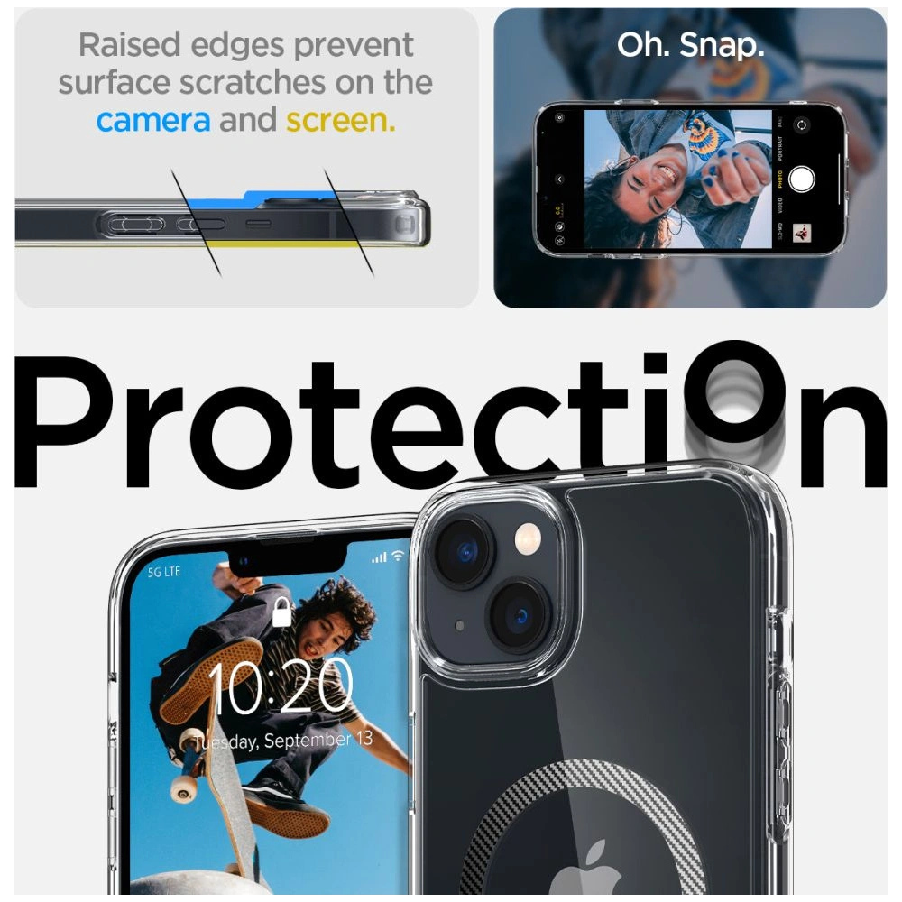 Hurtownia GSM - Case Spigen Ultra Hybrid Mag MagSafe Apple iPhone 14 Plus / 15 Plus Carbonfaser - SPN2523 - {ean13} - Hurt