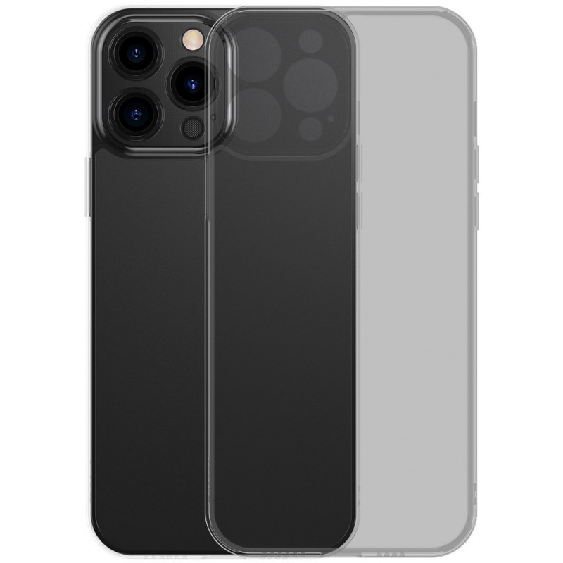 Baseus Distributor - 6932172609283 - BSU3541 - Baseus Frosted Glass Case Apple iPhone 13 Pro Max black - B2B homescreen
