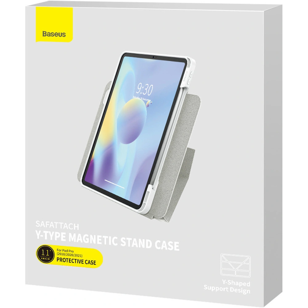 Hurtownia GSM - Etui Baseus Safattach Y-type Apple iPad Pro 11 2018/2020/2021 (1., 2. a 3. generace) bílá - BSU3542 - {ean13} - Hurt
