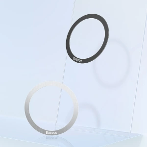 Hurtownia GSM - Magnetyczny pierścień Baseus Halo Series srebrny [2 PACK] - BSU3543 - {ean13} - Hurt